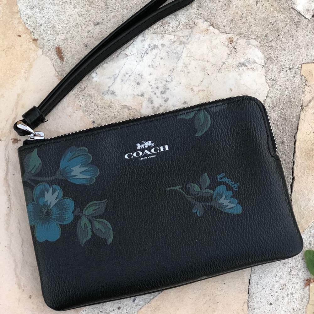 NWT Coach Floral Rowan Victorian Satchel&wristlet - Picture 7 of 7